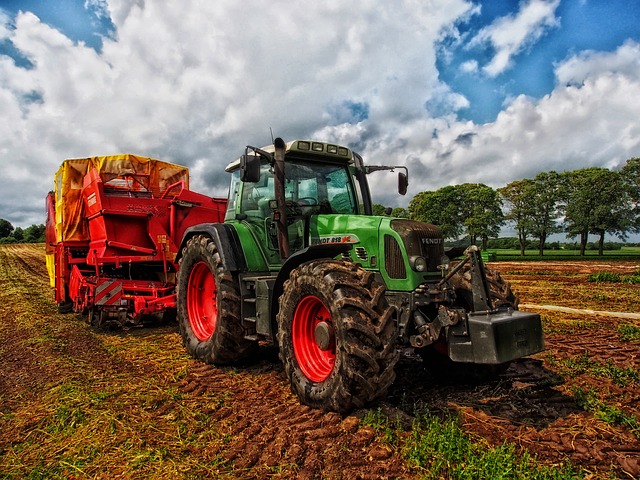 Pintura industrial para maquinaria agrícola